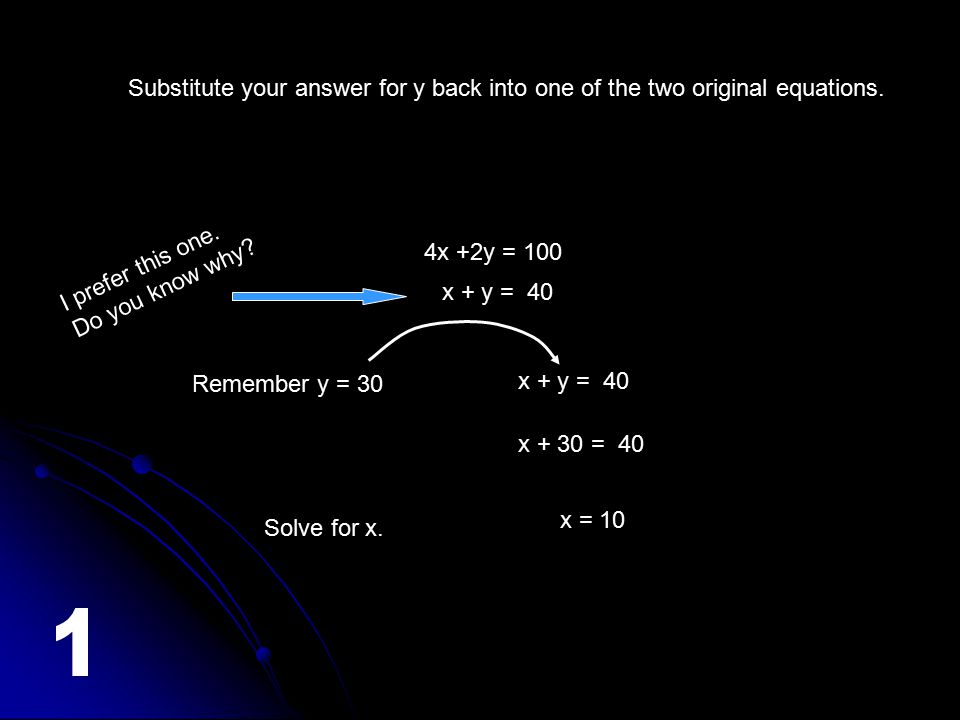 Use a system of equations to solve each problem. - ppt video 